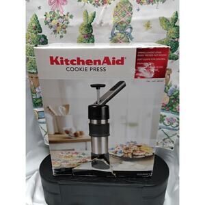 KitchenAid Gourmet Cookie Press Set Stainless 12 Discs model 681041 Box